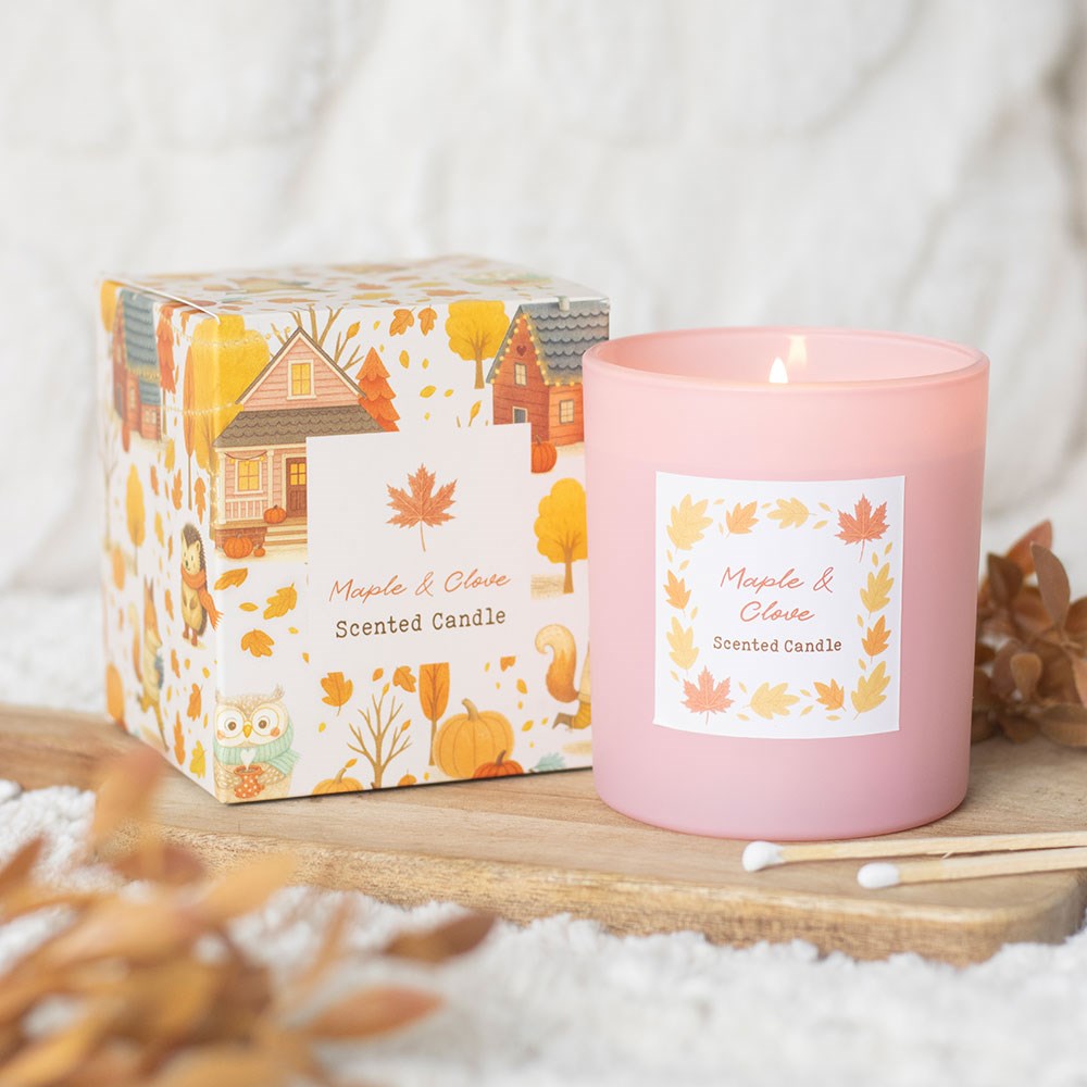 Bougie parfumée à l’érable et au clou de girofle