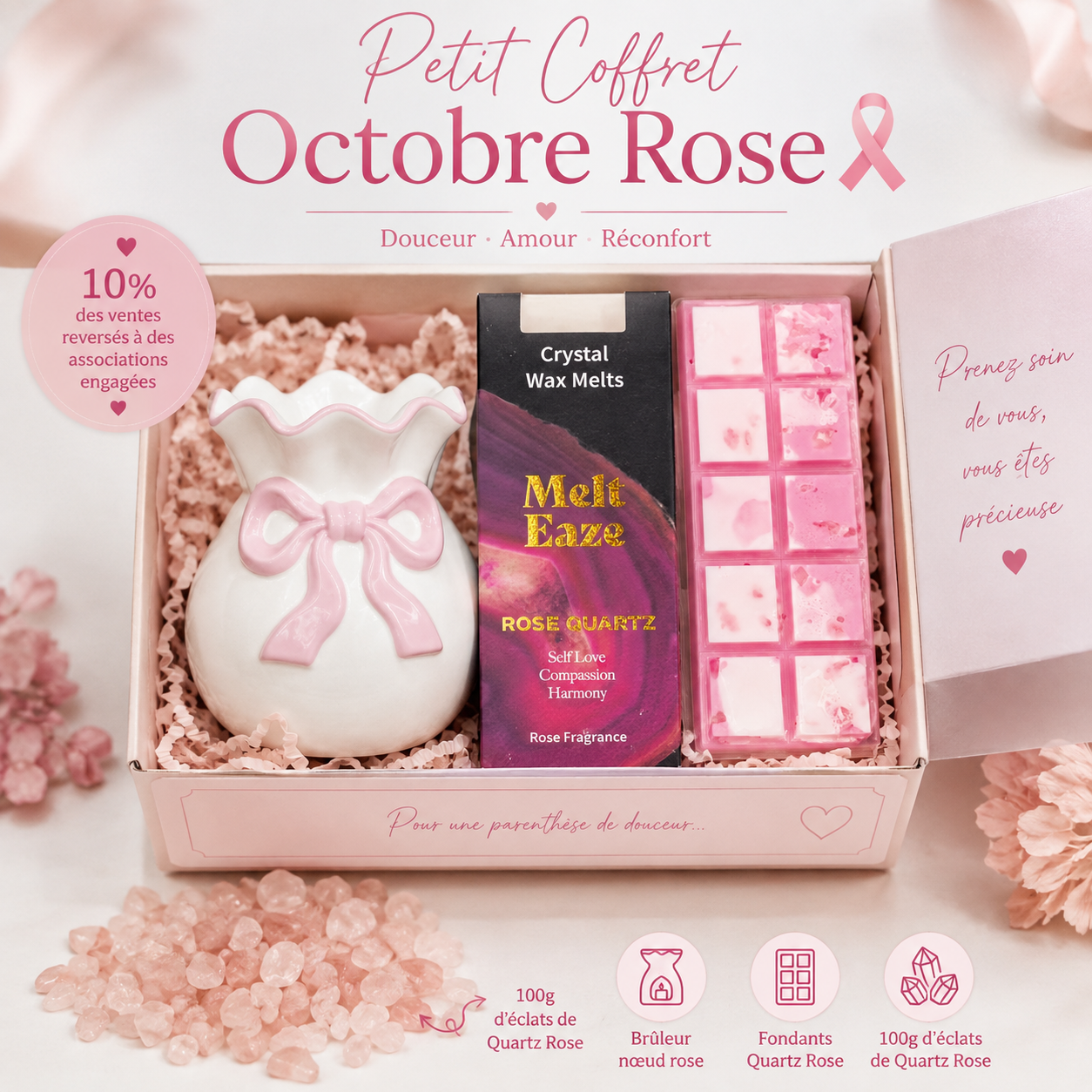 Coffret Octobre Rose – Douceur, Amour & Réconfort
