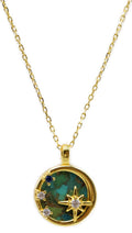 Collier Argent 925 Turquoise & Etoiles