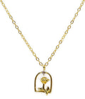 Collier Argent 925 Plaqué Or Rose