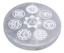Plaque de Rechargement Sélénite- 10 cm ( modèle au choix )
