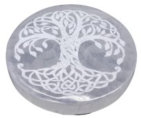 Plaque de Rechargement Sélénite- 10 cm ( modèle au choix )
