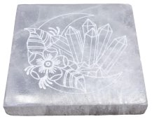 Plaque de Rechargement Sélénite- 10 cm ( modèle au choix )