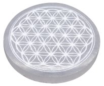 Plaque de Rechargement Sélénite- 10 cm ( modèle au choix )