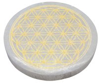 Plaque de Rechargement Sélénite- 10 cm ( modèle au choix )