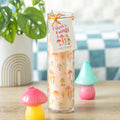 Bougie tubulaire à motif champignon funky