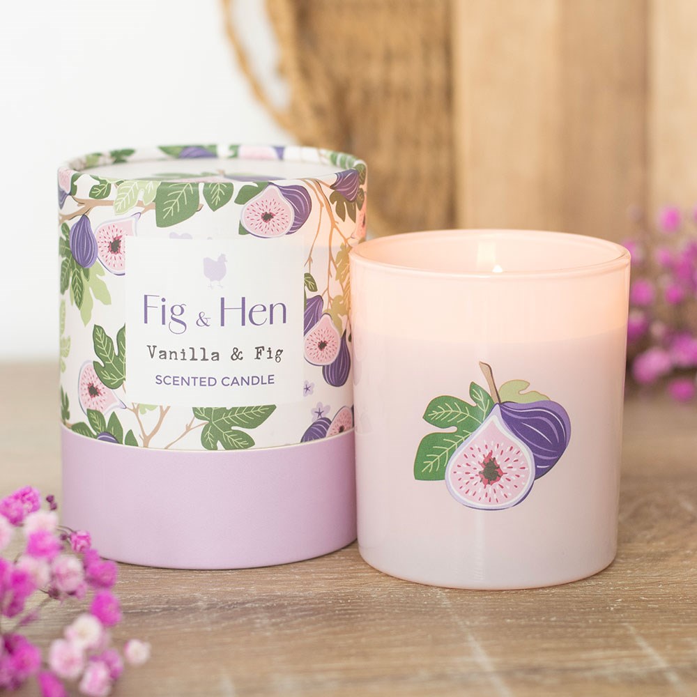 Bougie parfumée à la vanille et à la figue
