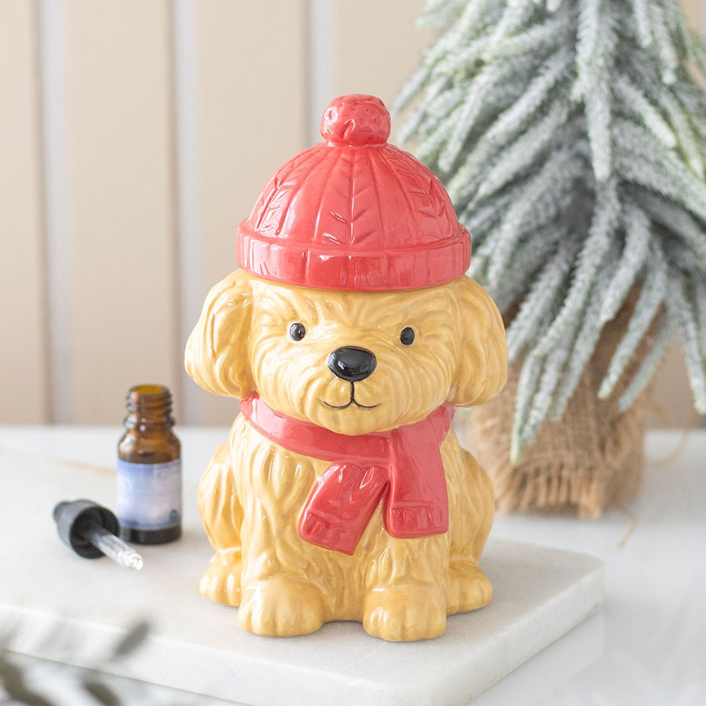 Diffuseur d'huile « Winter Puppy »