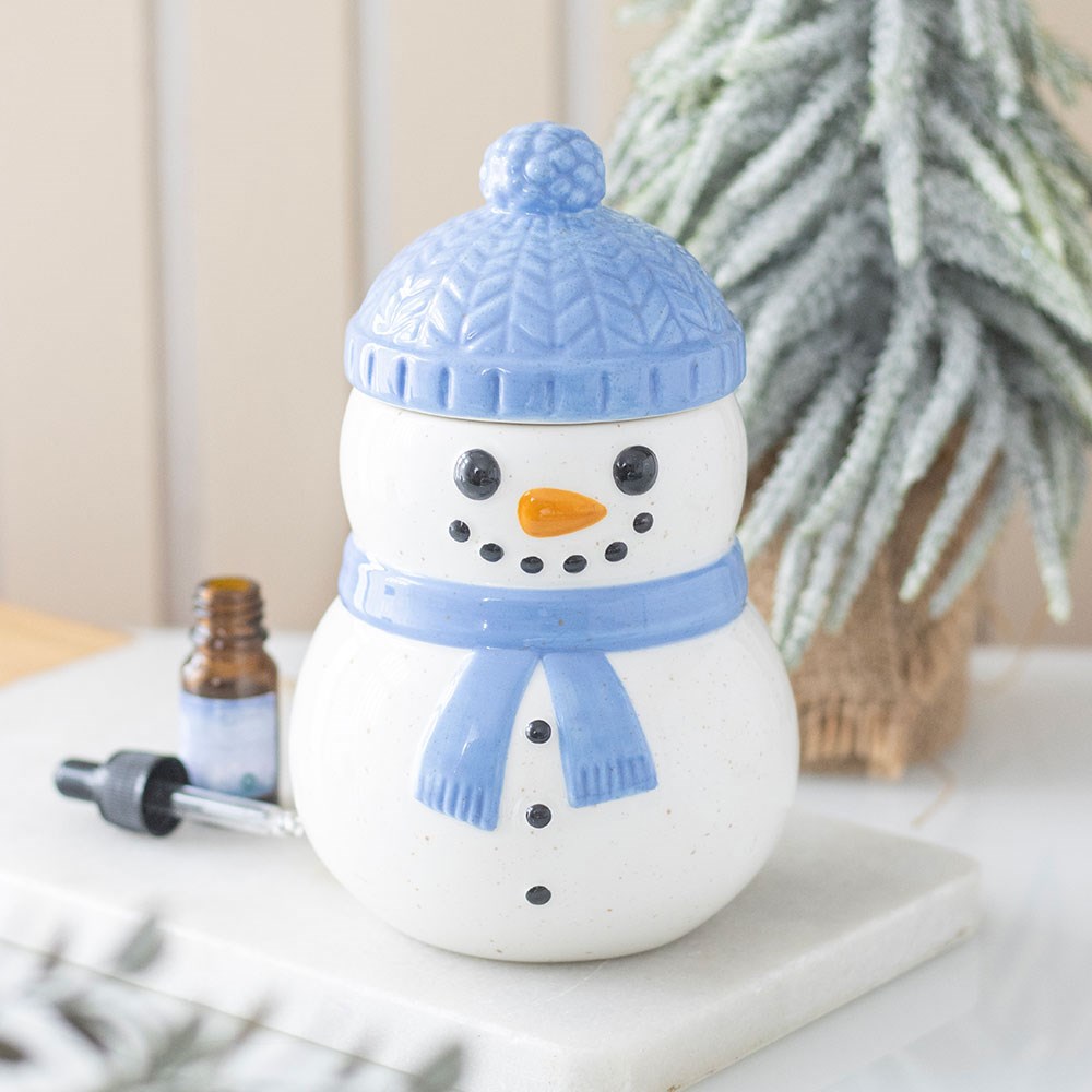 Brûleur à huile « Bonhomme de neige d'hiver »