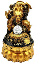 Fontaine Résine Dragon Doré 30cm