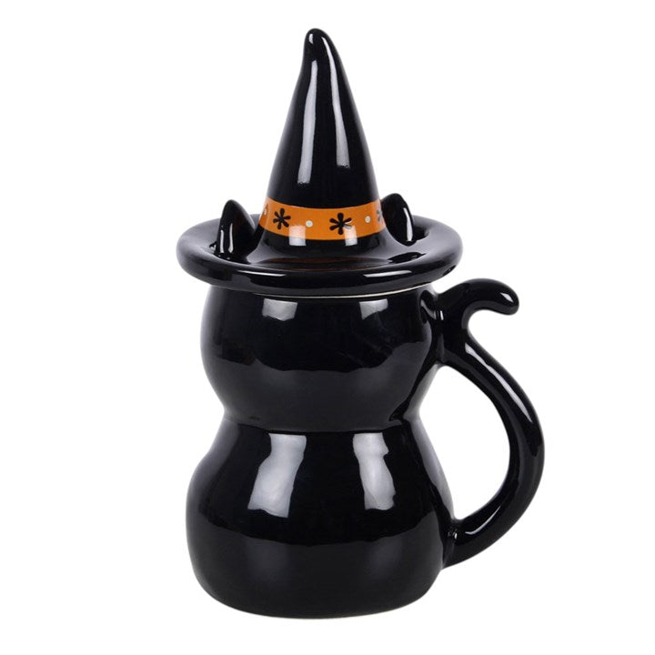 Tasse à couvercle « Black Cat » de Frightful Folk