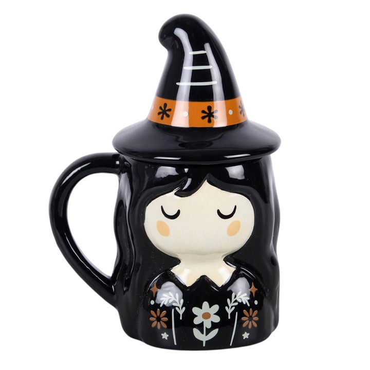 Tasse avec couvercle « La sorcière effrayante »