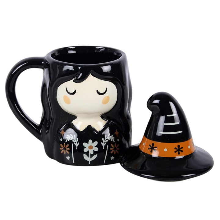 Tasse avec couvercle « La sorcière effrayante »
