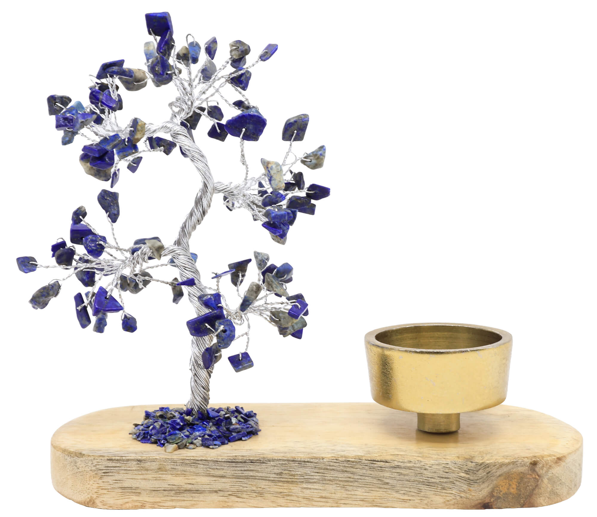 Arbre du Bonheur + Bougeoir 17cm