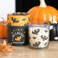 Bougie de mûrier à motif de chauve-souris