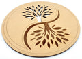 Plaque Bois Arbre de vie Ying Yang 10/20/30cm