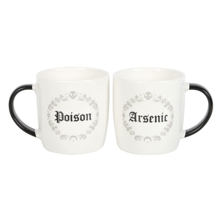 Lot de tasses « Poison et Arsenic » pour couple