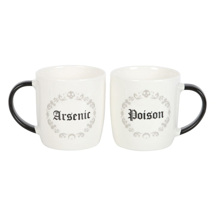 Lot de tasses « Poison et Arsenic » pour couple
