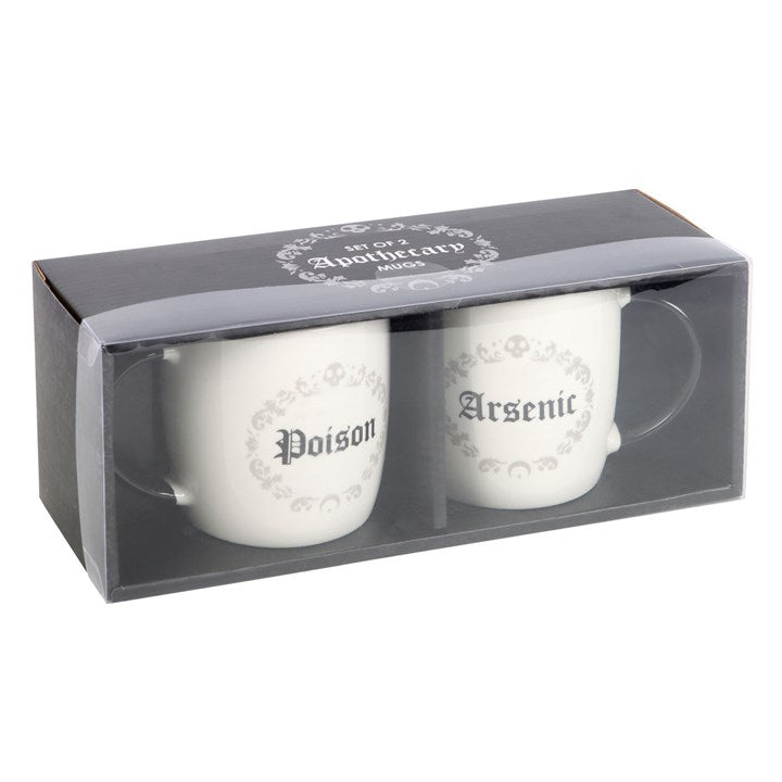 Lot de tasses « Poison et Arsenic » pour couple