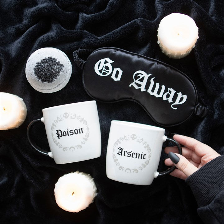 Lot de tasses « Poison et Arsenic » pour couple