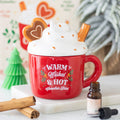 Brûleur à huile en forme de tasse à chocolat chaud