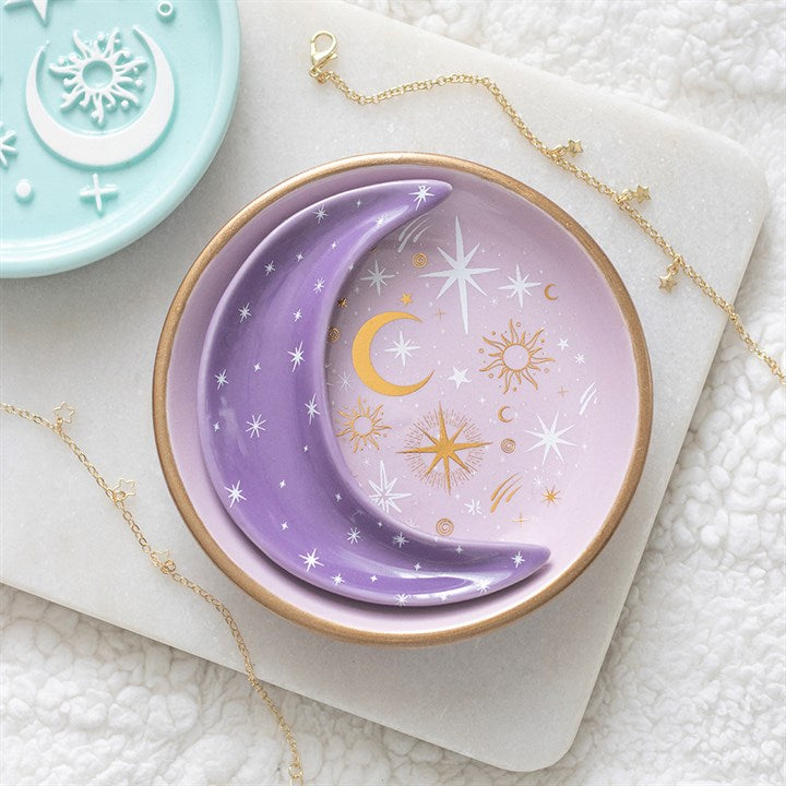 Petits plats empilables « Purple Moon » pour petits objets