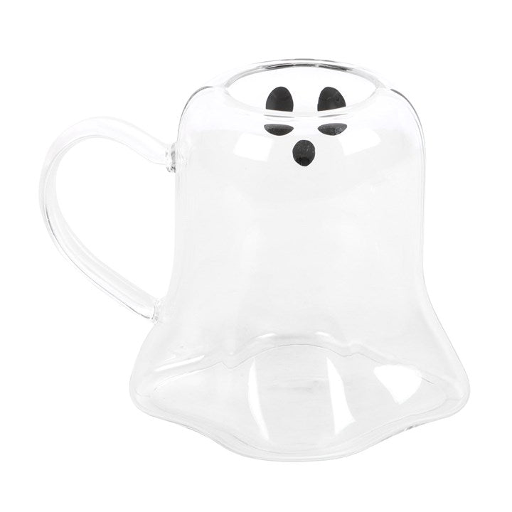 Tasse en verre en forme de fantôme