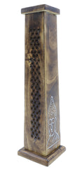 Porte-Encens Bois Tour 30cm