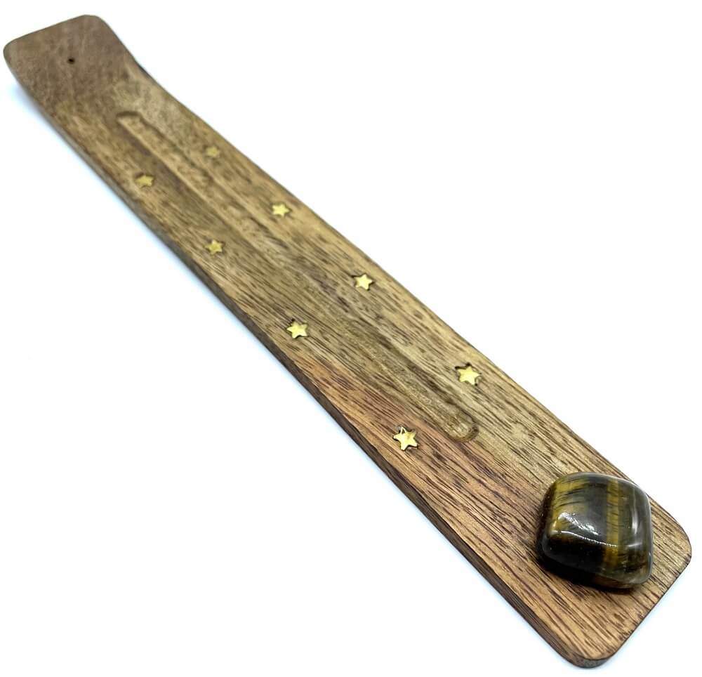 Porte-Encens Bois Ski 25cm
