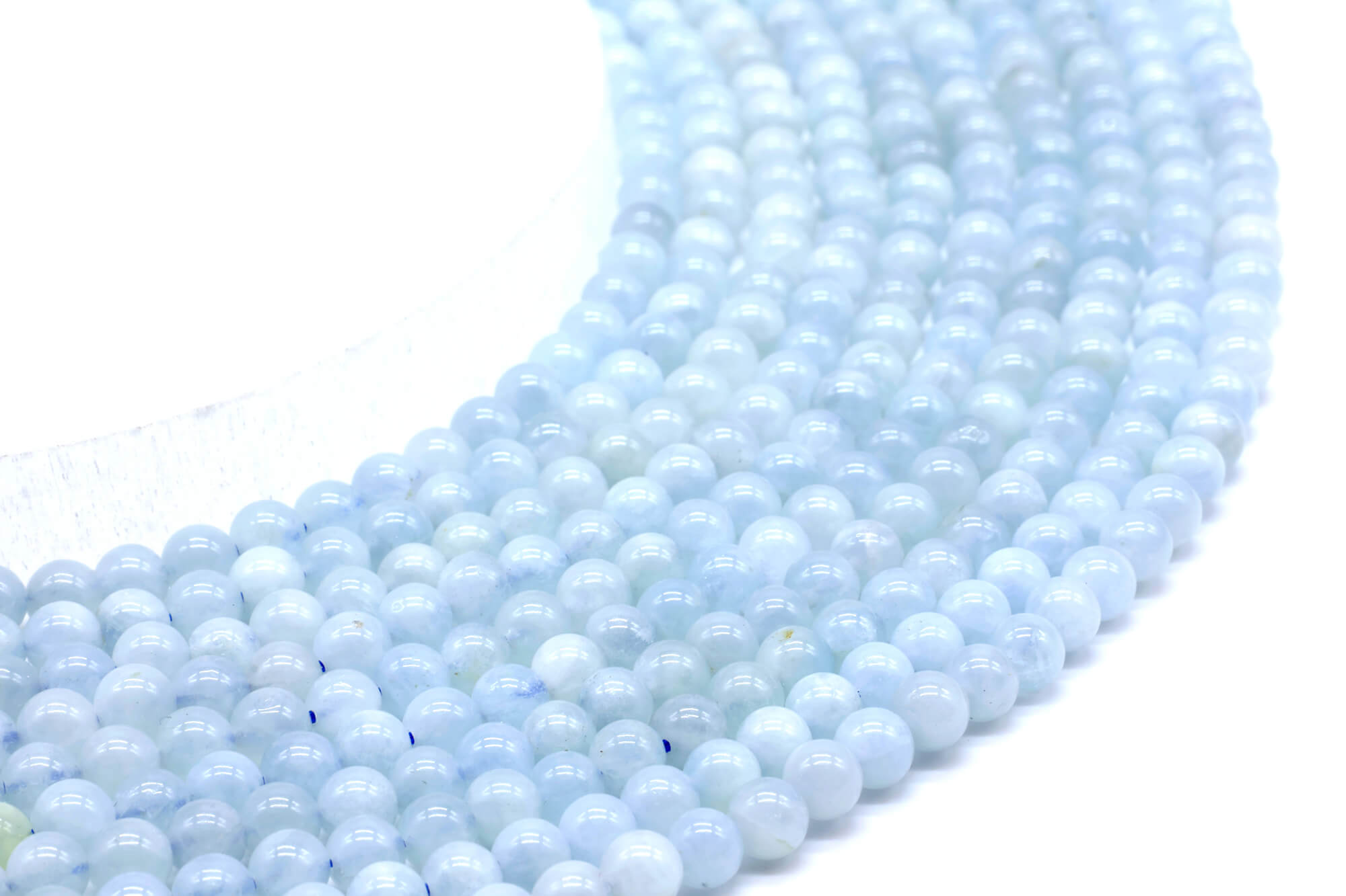 Perles Aigue Marine 'AA'