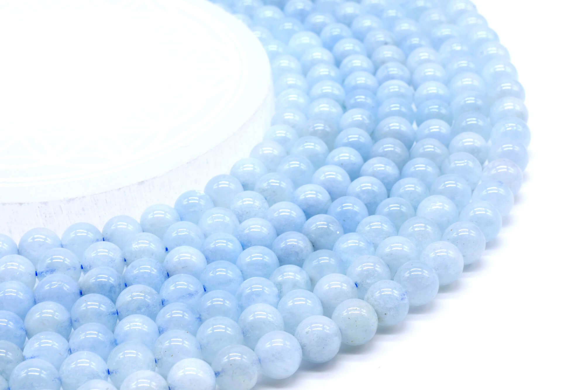 Perles Aigue Marine 'AA'