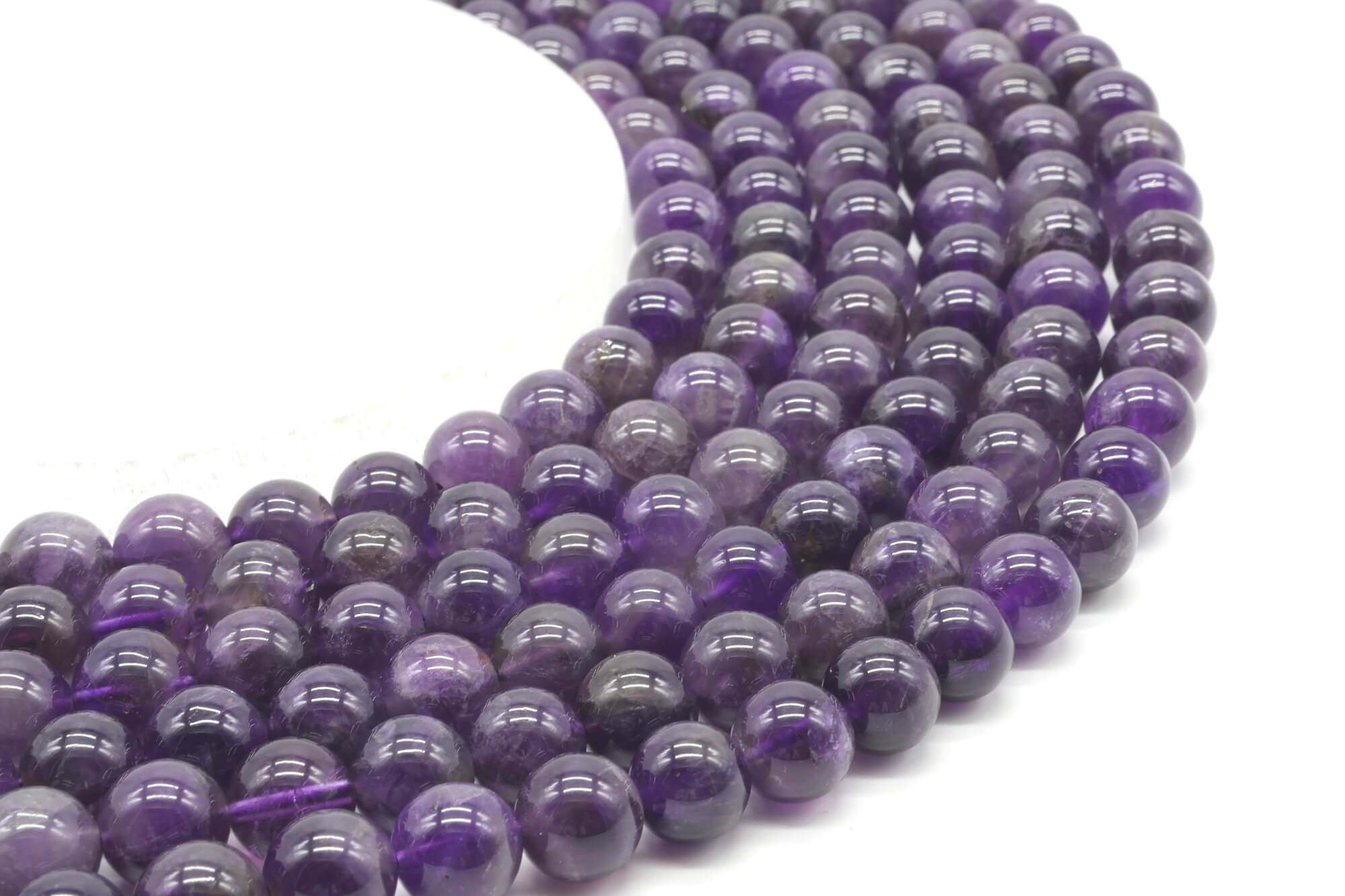 Perles Améthyste 'Dark'