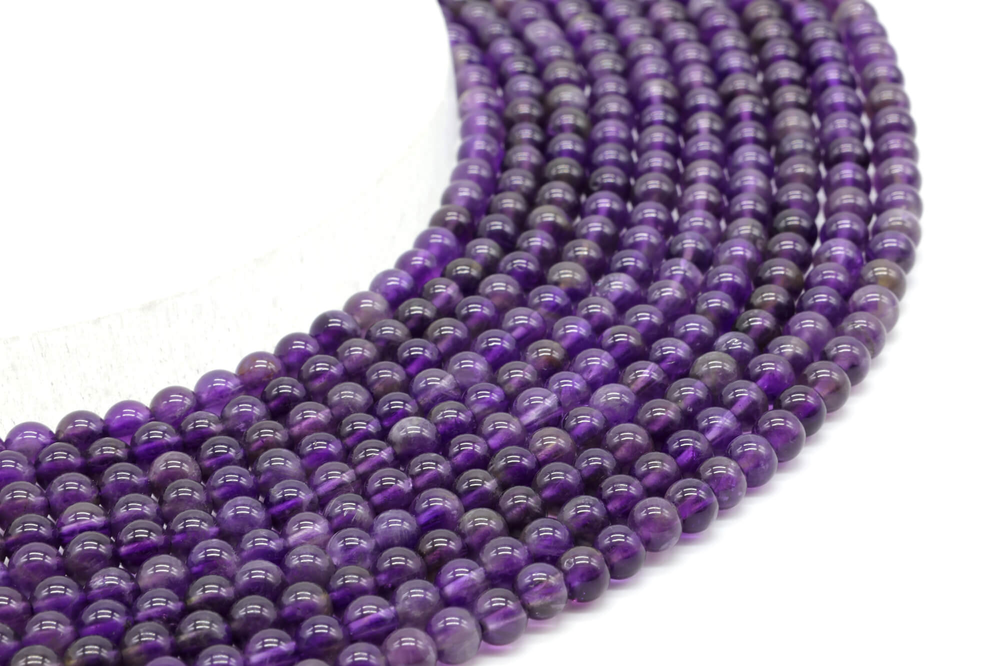 Perles Améthyste 'Dark'