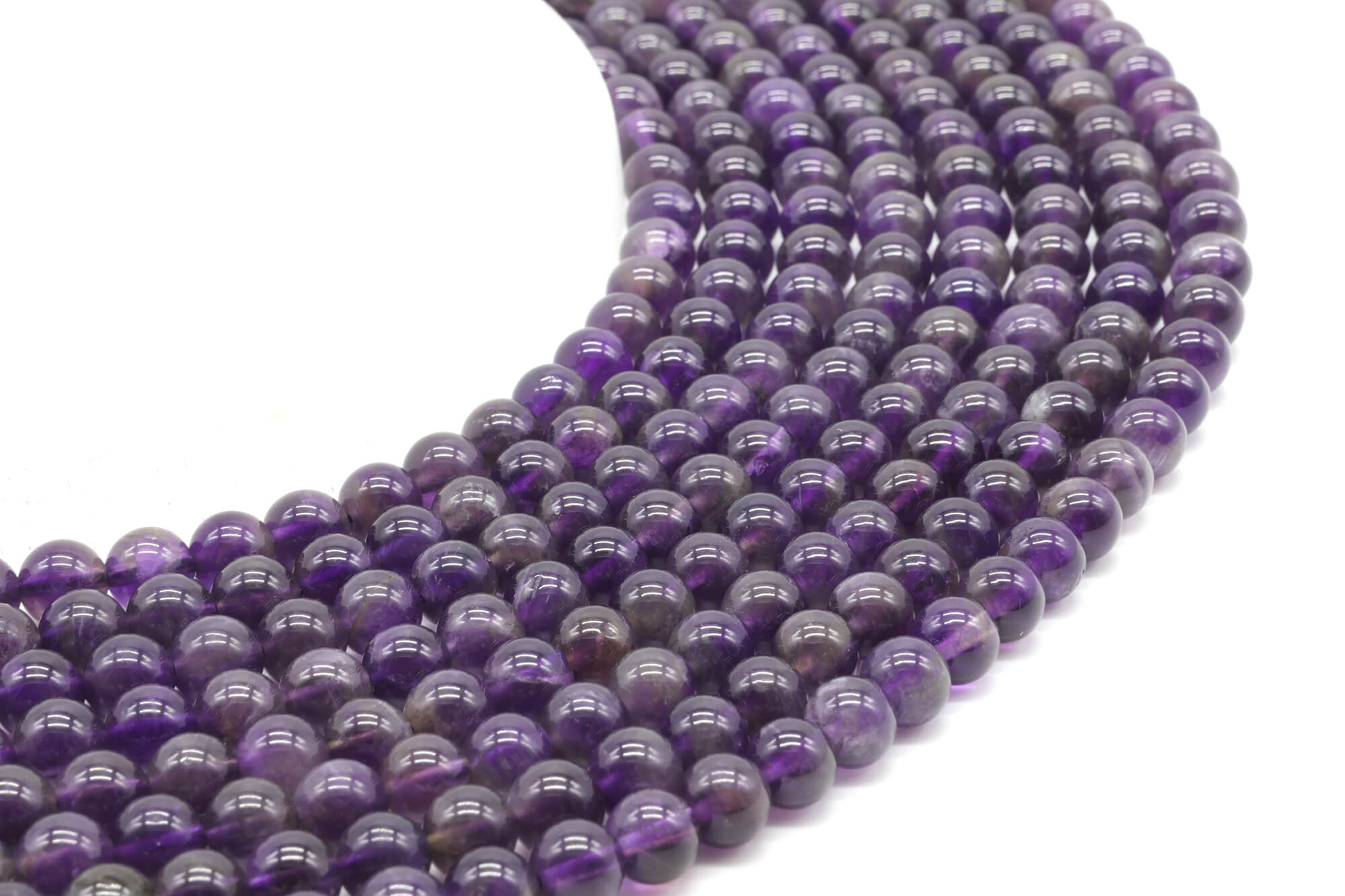 Perles Améthyste 'Dark'