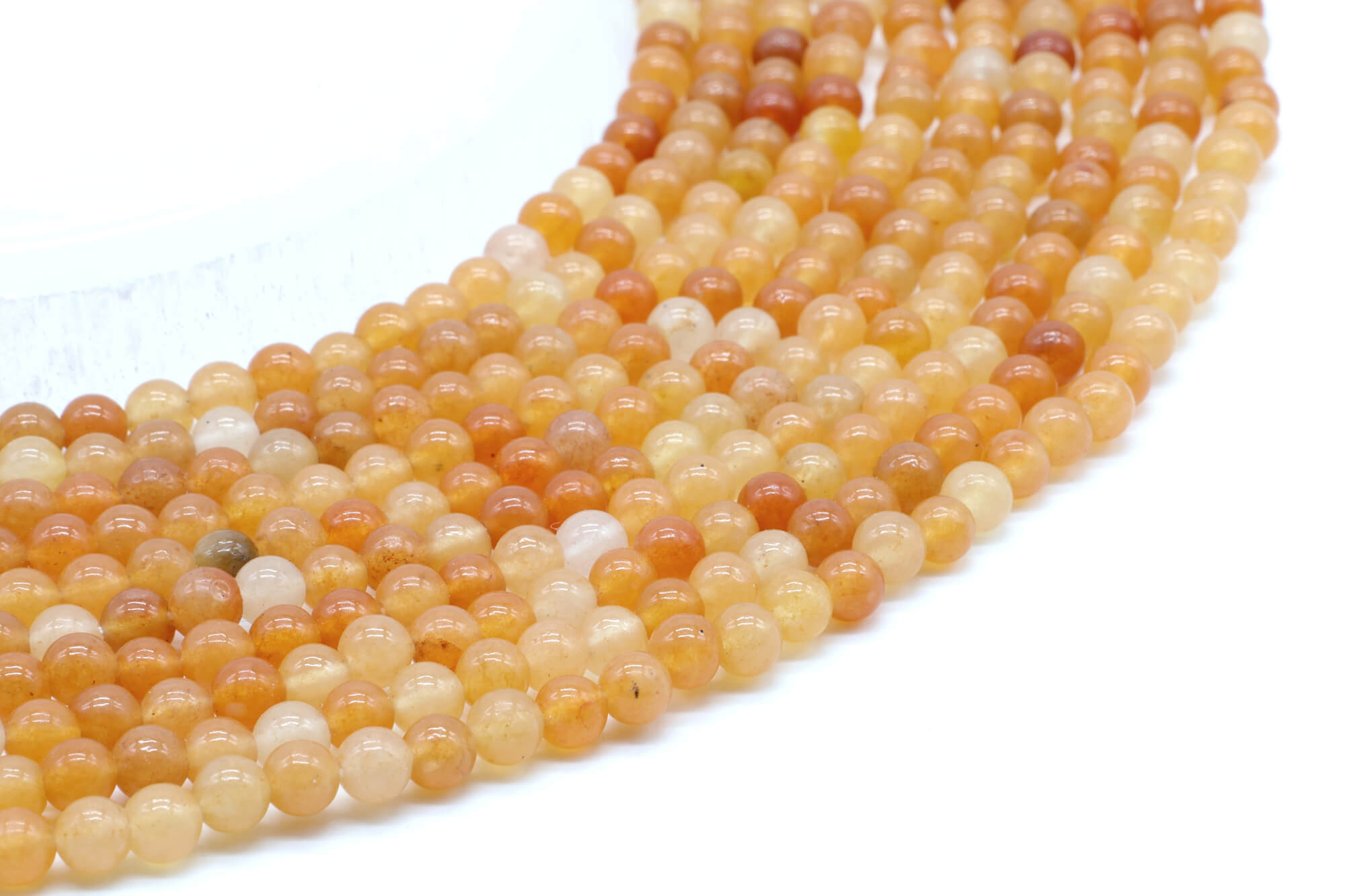Perles Aventurine Orange
