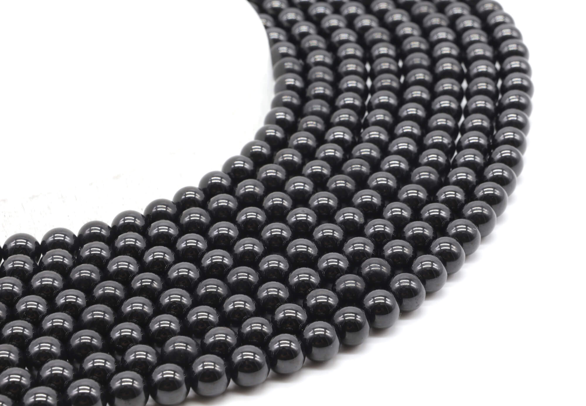 Perles Spinelle Noire