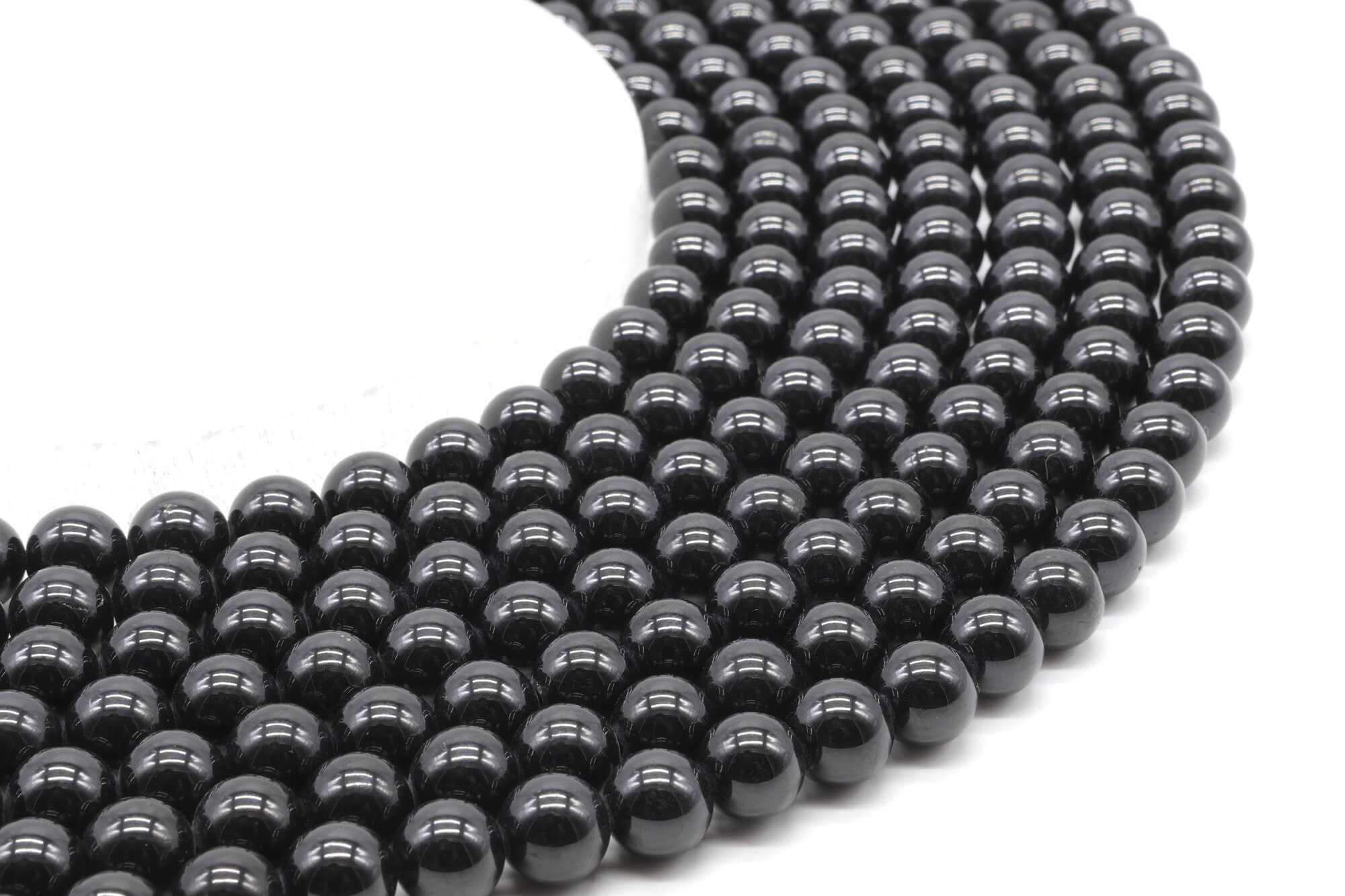 Perles Spinelle Noire