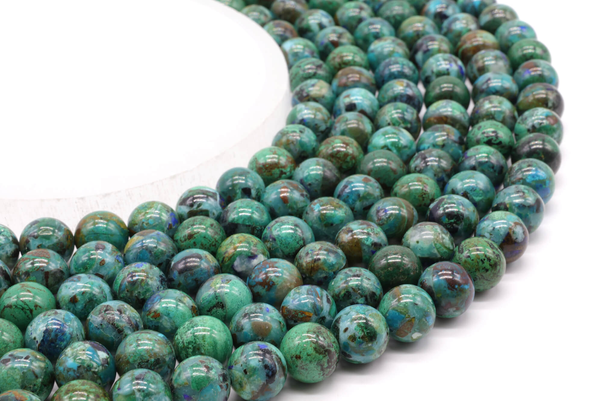Perles Chrysocolle 'AA'