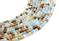 Perles Calcite Bleue