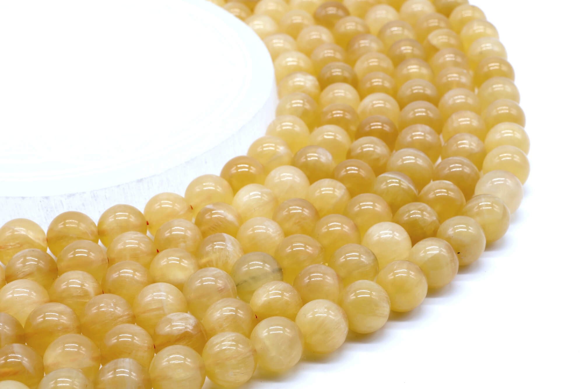 Perles Calcite Orange