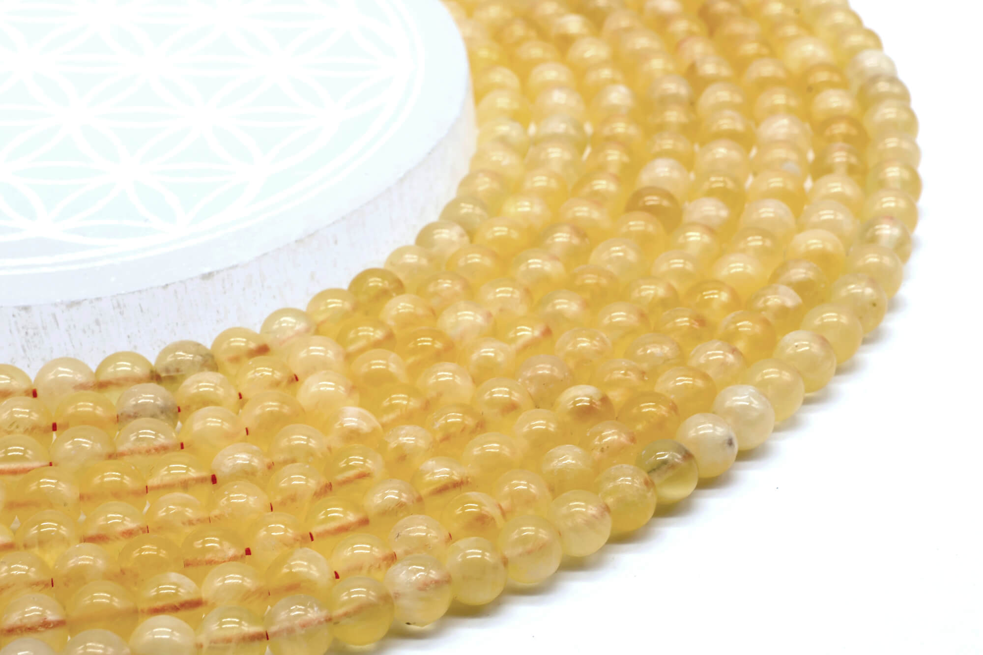 Perles Calcite Orange