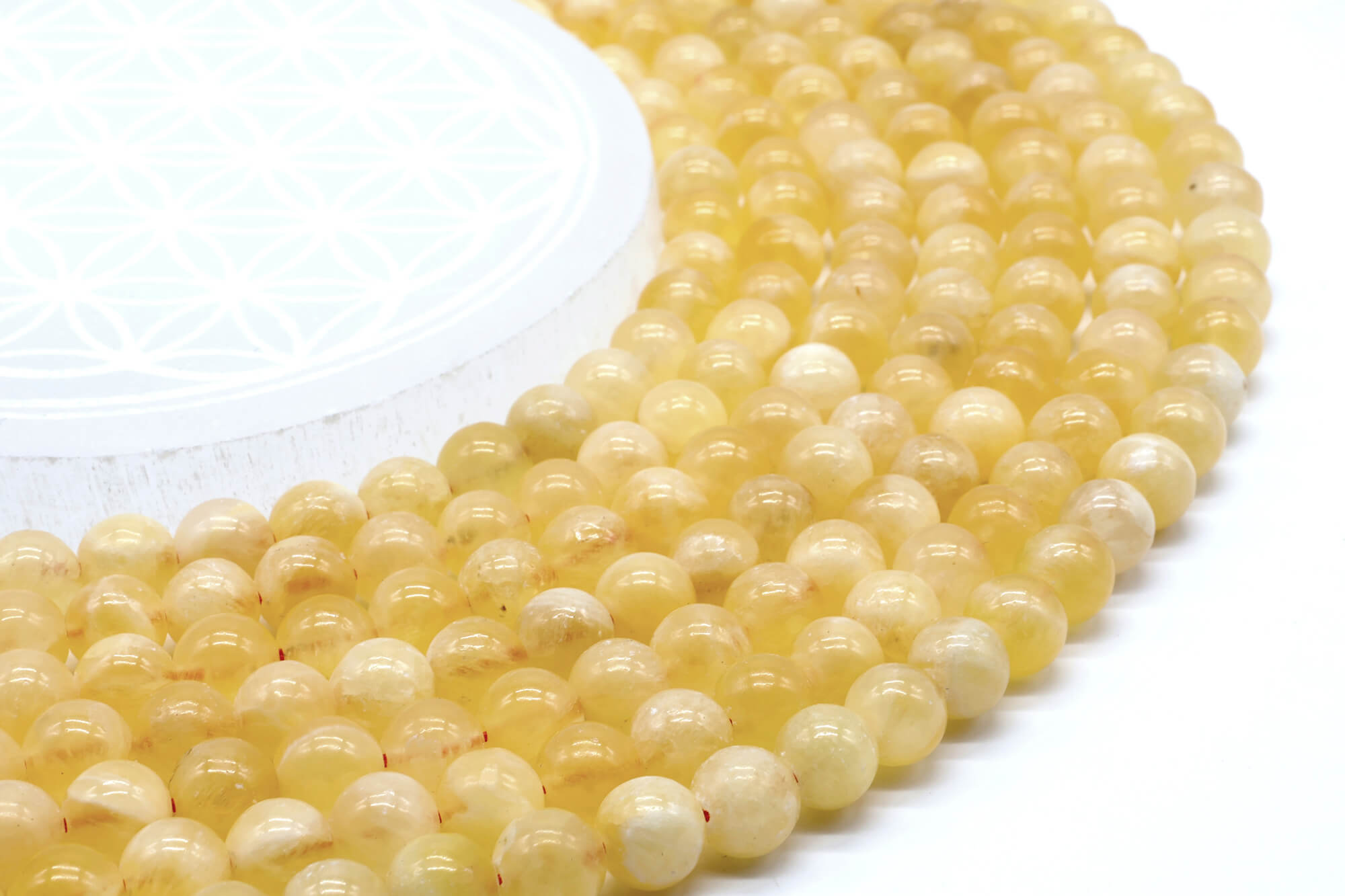 Perles Calcite Orange