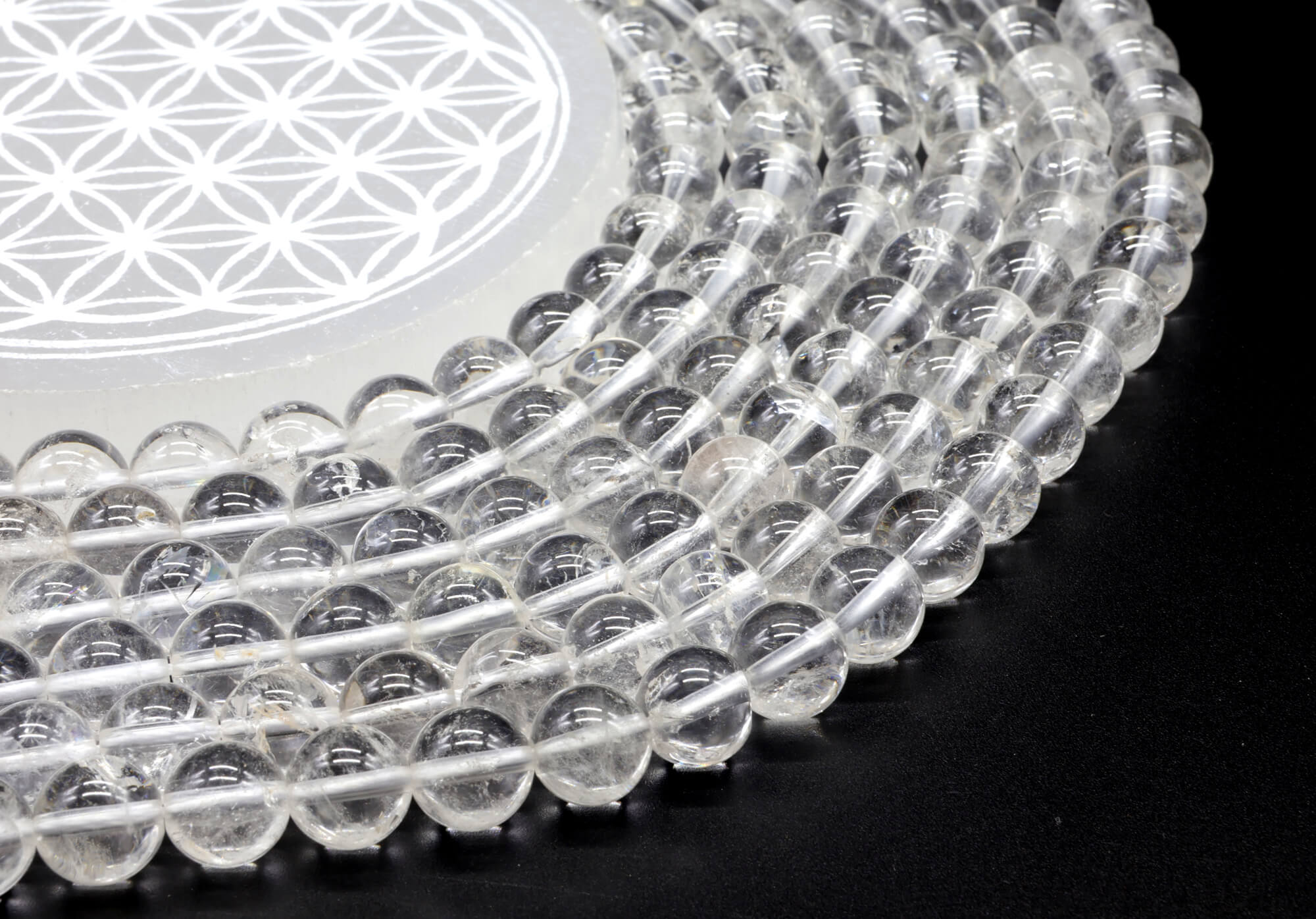 Perles Cristal de Roche