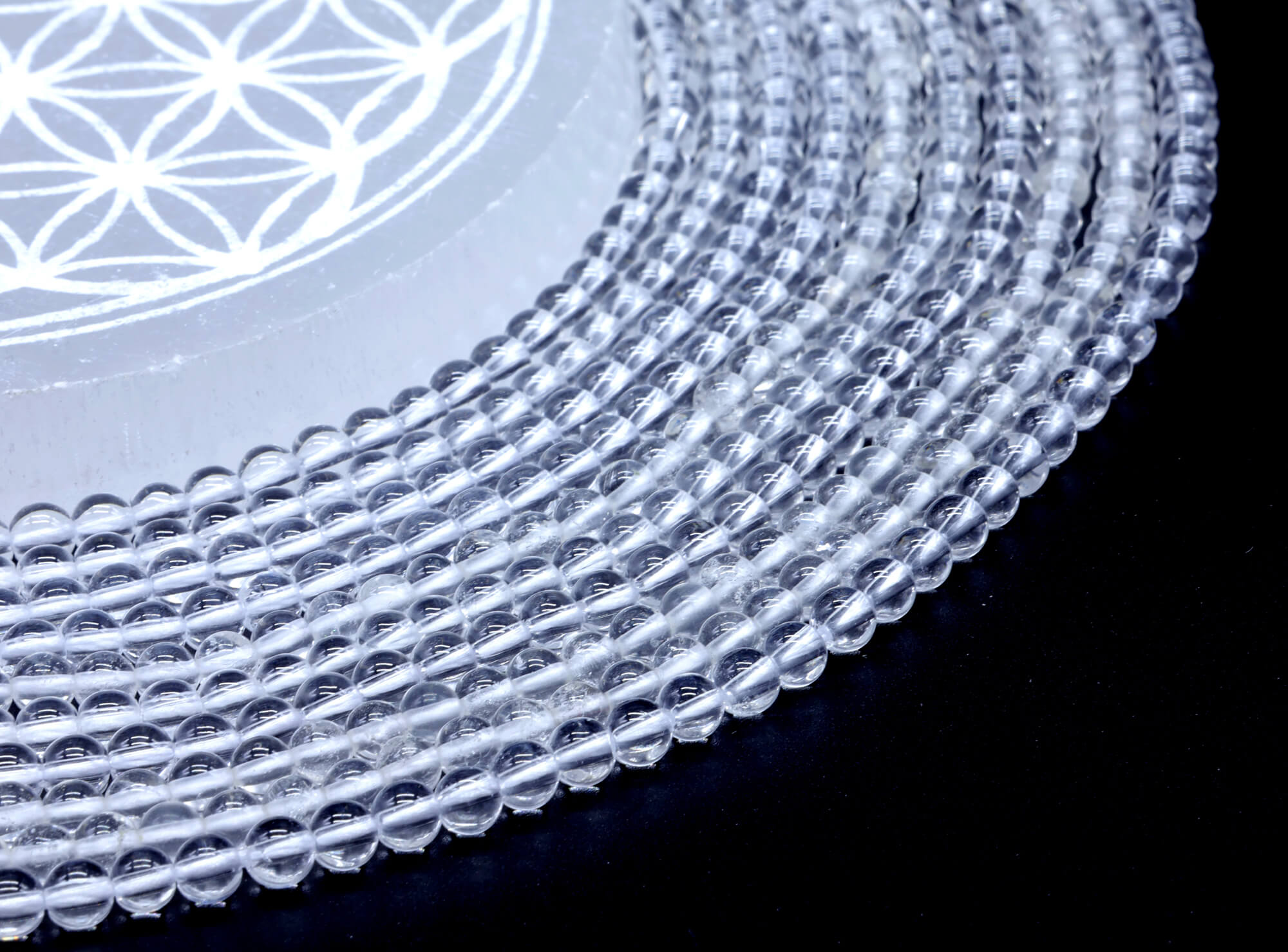 Perles Cristal de Roche