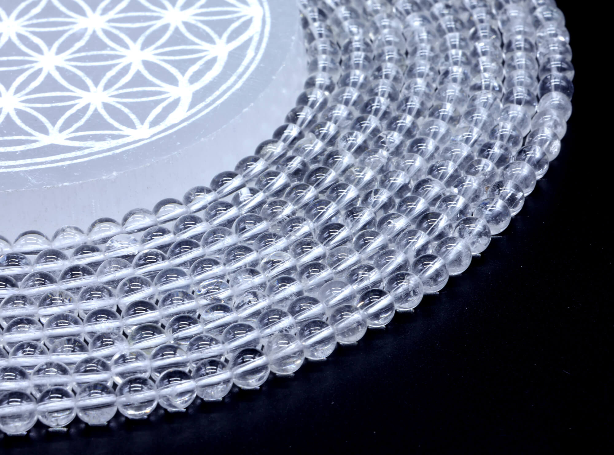 Perles Cristal de Roche