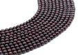 Perles Grenat 6mm ( lot de 10 )