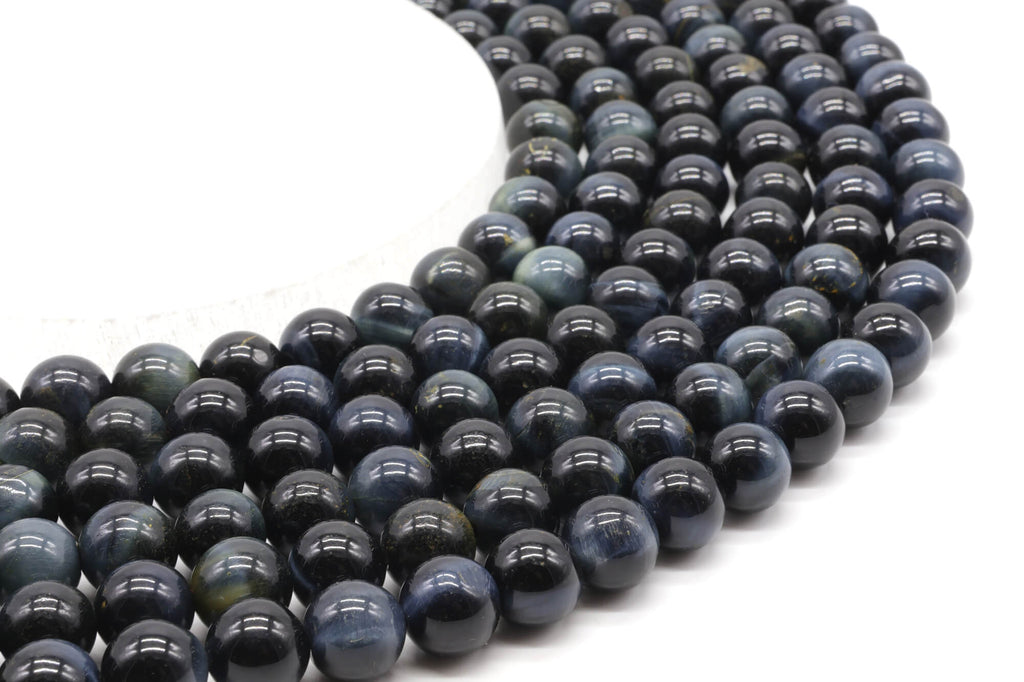 Perles Oeil de Faucon 'AA' 6mm ( lot de 10 )