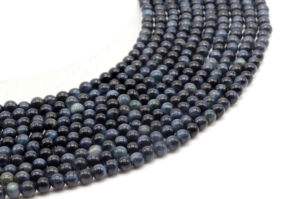 Perles Oeil de Faucon 'AA' 6mm ( lot de 10 )
