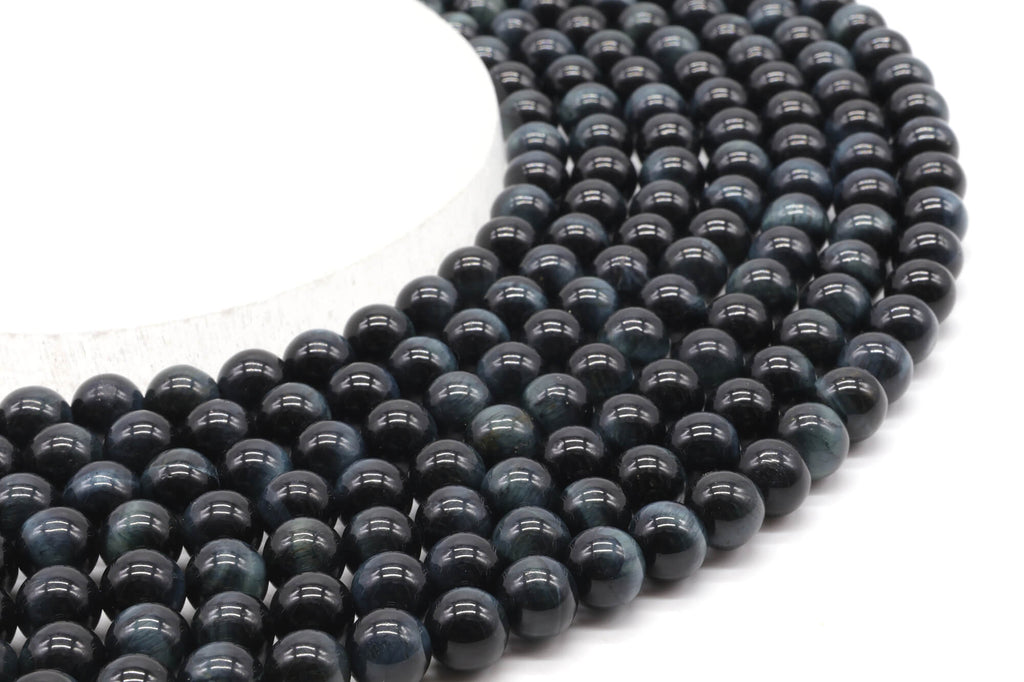 Perles Oeil de Faucon 'AA' 6mm ( lot de 10 )