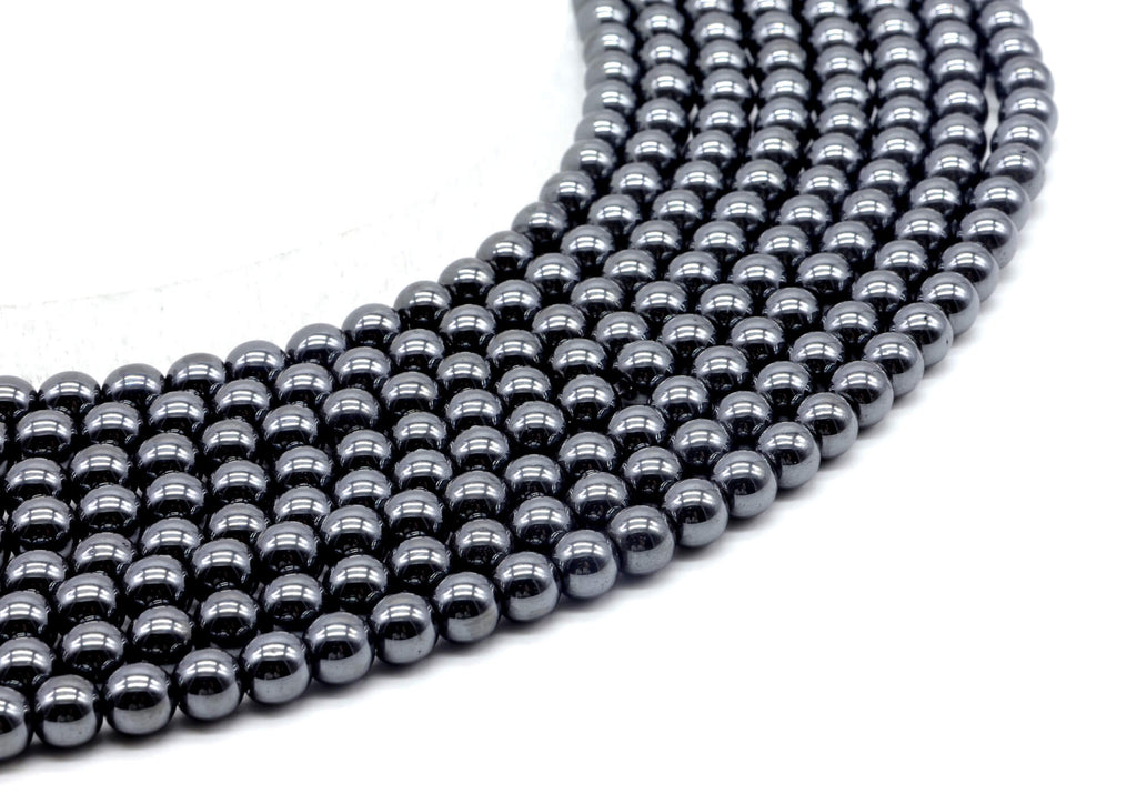 Perles Hematite 6mm ( lot de 10 )